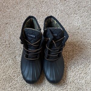 Sperry Women’s Black Duck Boots